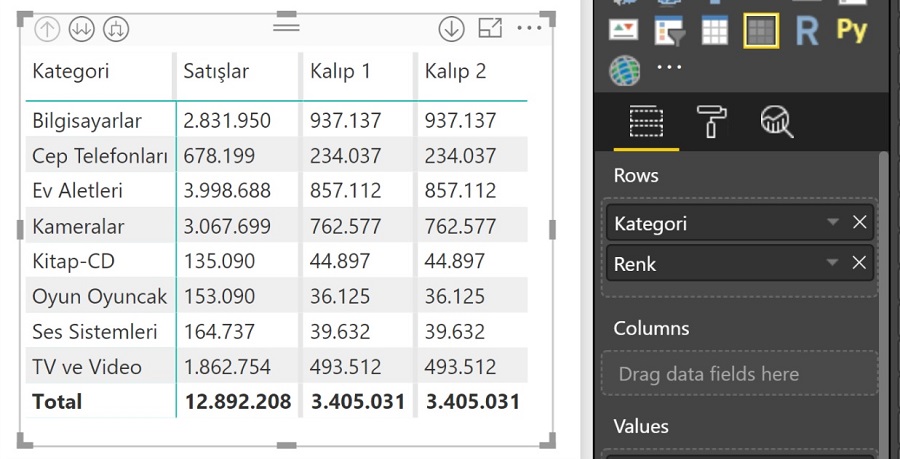 calculate fonksiyonu