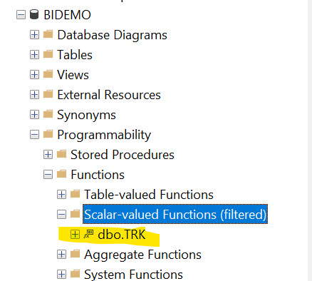 sql fonksiyonları